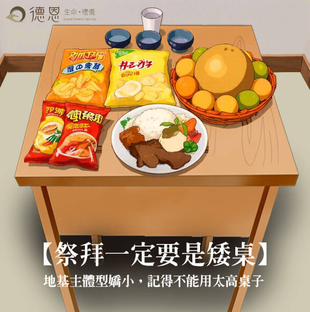 地基主祭拜一定要是矮桌