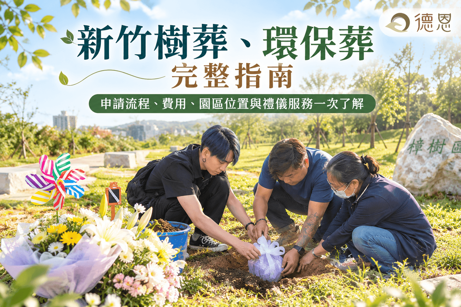 新竹樹葬、環保葬完整指南|一次瞭解申請流程、費用、園區位置與禮儀服務 - 新竹樹葬、環保葬完整指南封面 3 新竹樹葬、環保葬完整指南封面